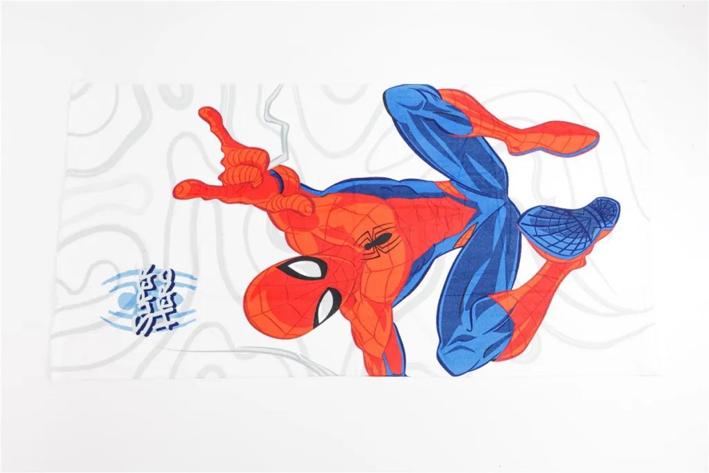 Pókember Superhero Swing fürdőlepedő, strand törölköző 70x140cm (Fast Dry)