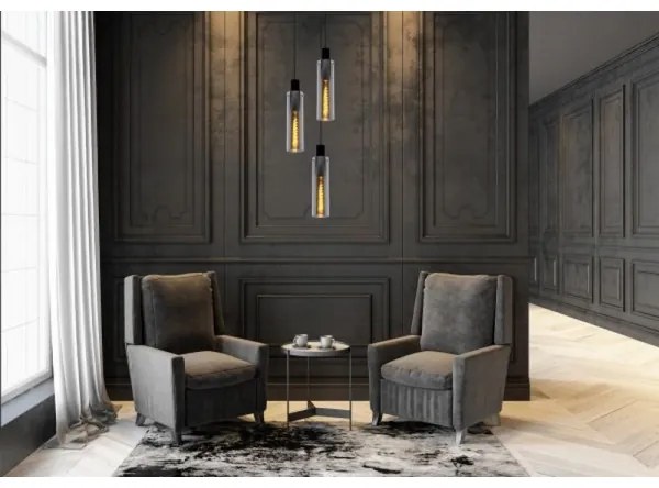 Lucide 74404/13/65 - Csillár zsinóron ORLANDO 3xE27/40W/230V