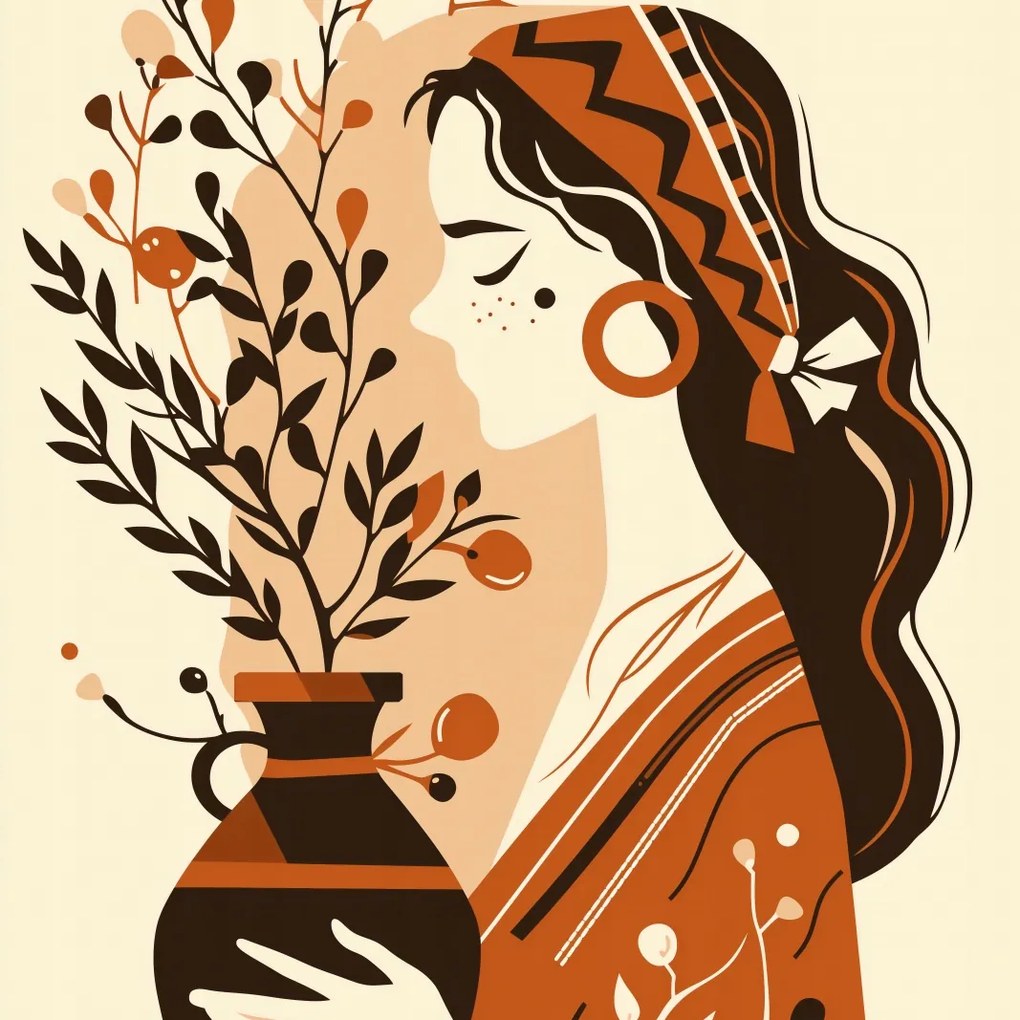 Poszter 40x40cm A saját anya természete