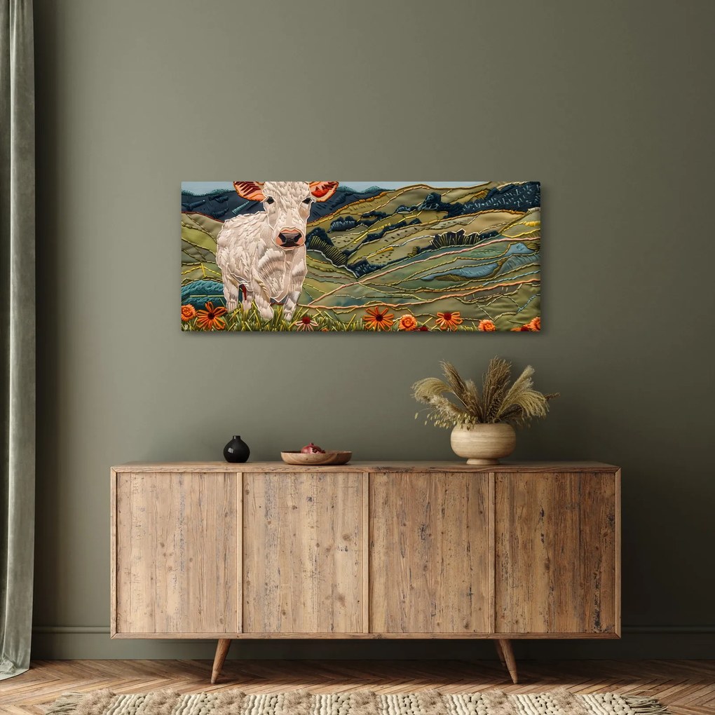 Kép - Kötött motívum utánzata (120x50 cm)