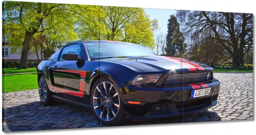 Képek 180x90 Ford Mustang csíkokkal