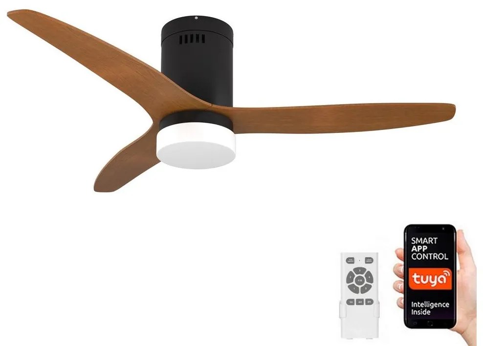 Immax NEO 07142-B- LED Mennyezeti ventilátor NEO LITE VENTO 18W/230V Tuya Wi-Fi + távirányító