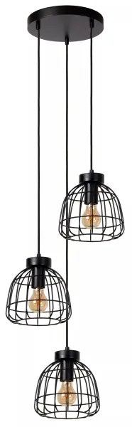 Lucide 00429/13/30 - Csillár zsinóron FILOX 3xE27/40W/230V