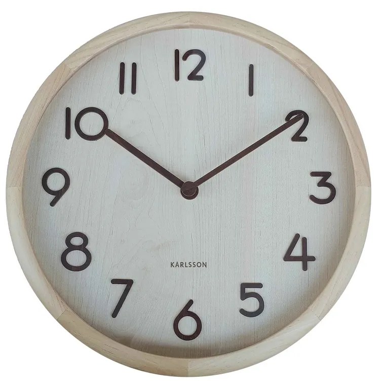 Karlsson 6021WD design falióra fehér, 30 cmátmérővel