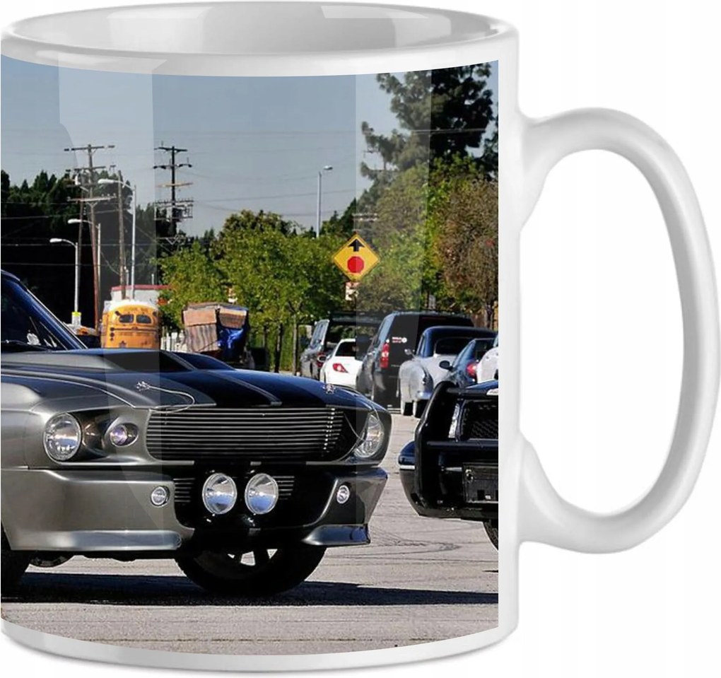 Nyomott mintás bögre Ford Mustang GT500 Különböző minták