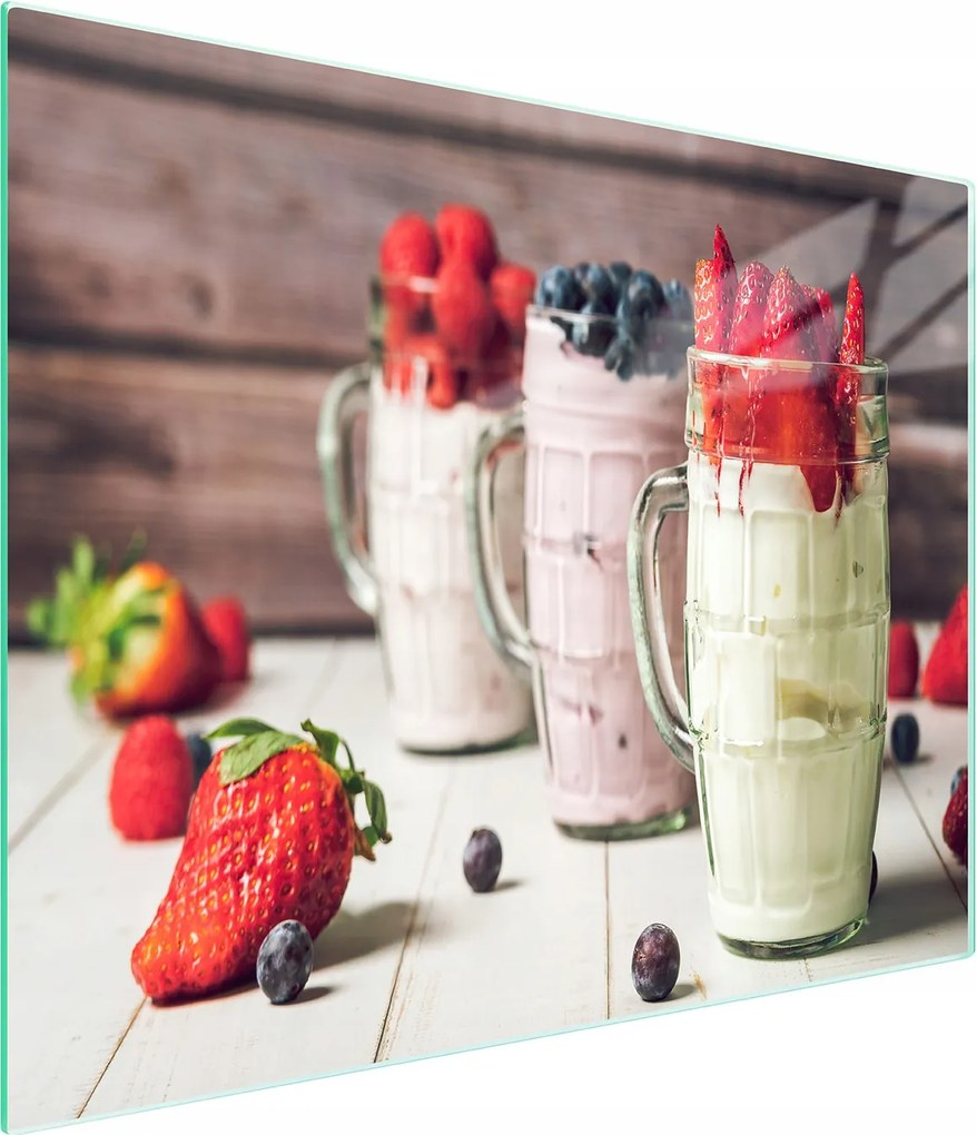 Üveg Vágódeszka 52x30 Desszert Edzett Üveg