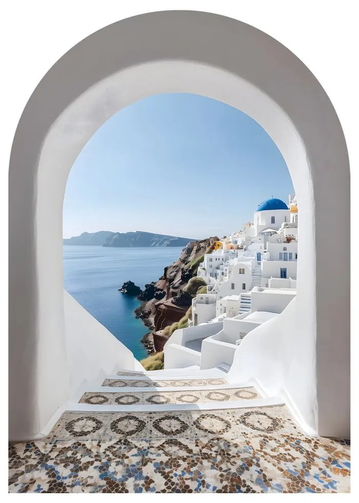 Üveg kép 70x100 cm Oia – Styler