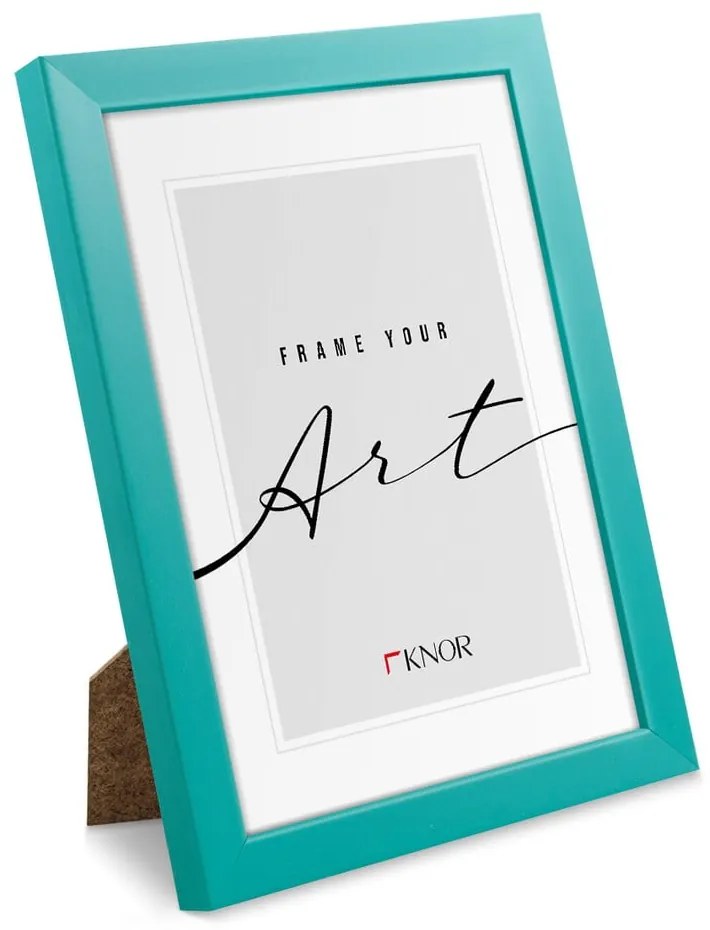Türkiz álló-fali képkeret 20x26 cm – knor