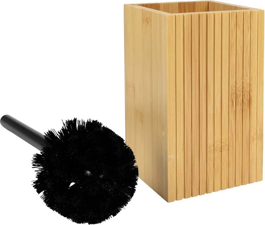 Natúr színű bambusz WC-kefe Hanoi – douceur d'intérieur