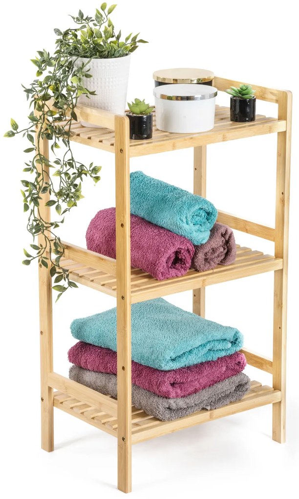 Bambusz polc G21, 3 szintes – sérült csomagolás