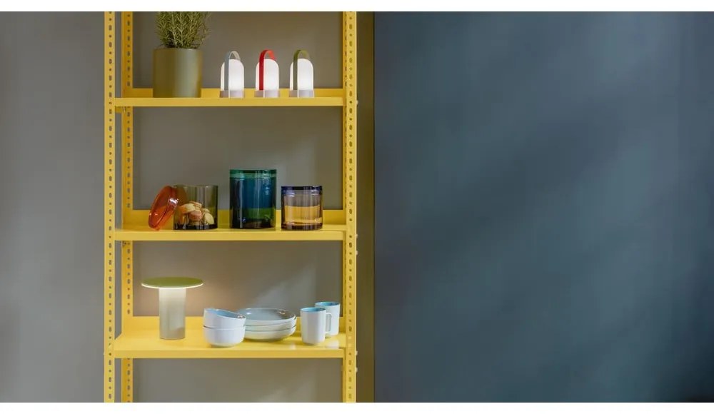 Zöld LED dimmelhető asztali lámpa (magasság 18 cm) Fungo – Remember