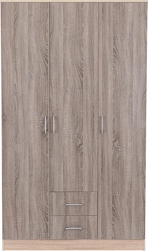 Miami gardróbszekrény 120x205 cm yorki tölgy-sonoma tölgy