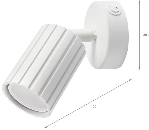 Brilagi - Fali spotlámpa CRISPINA 1xGU10/10W/230V fehér