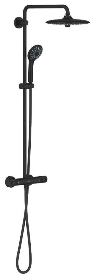 GROHE 26403KF2 - VITALIO JOY 260 zuhanyrendszer, fekete