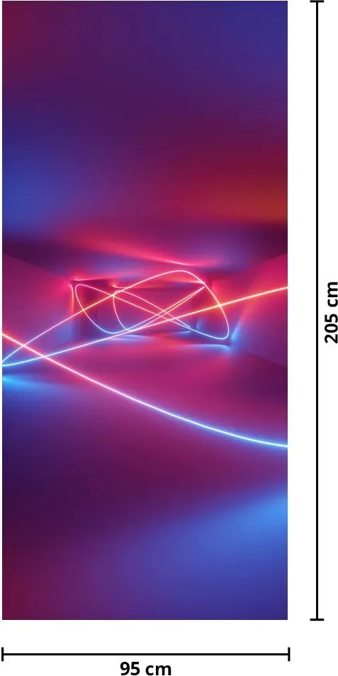 Fotótapéta ajtóra - Modern absztrakció (95x205cm)