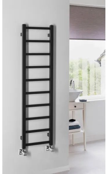 Sapho - Fürdőszobai radiátor METRO LIGHT 211W 30x114 cm matt fekete