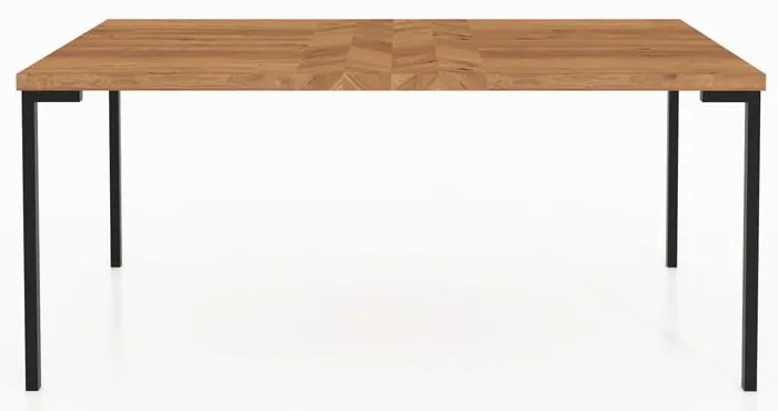 Tölgyfa étkezőasztal 90x200 cm Abies – The Beds