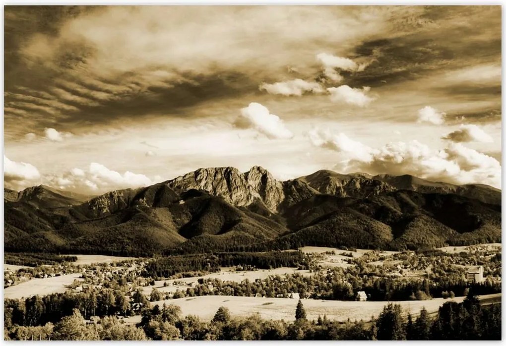 Poszterek 185x125 Tátra Lengyel hegyek Kilátás