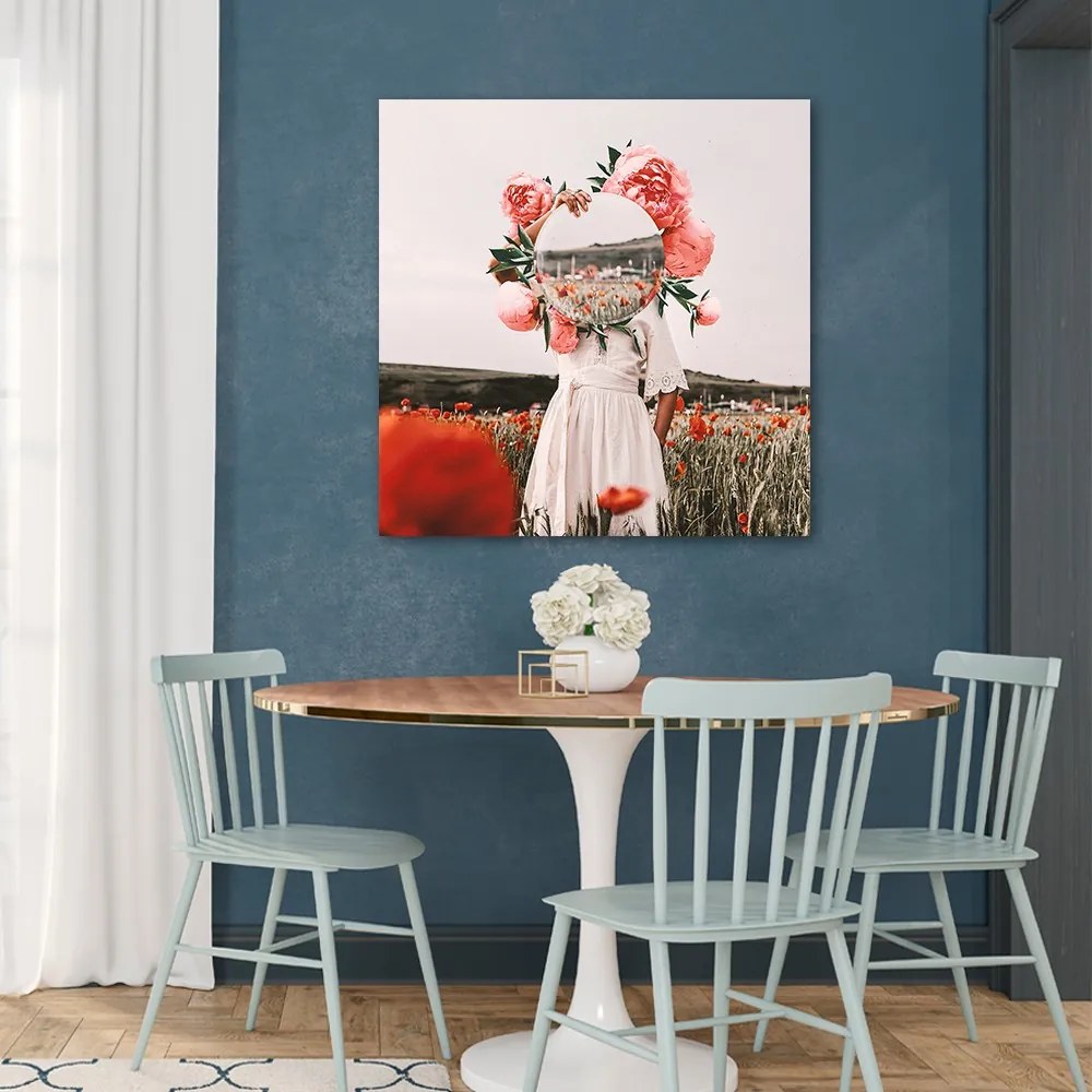 Gario Vászonkép A szemek tükröt tartanak - Zehem Chong Méret: 60 x 60 cm