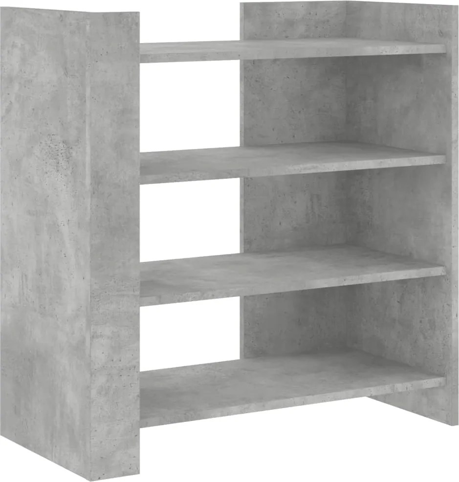 vidaXL betonszürke szerelt fa tálalószekrény 73,5 x 35 x 75 cm