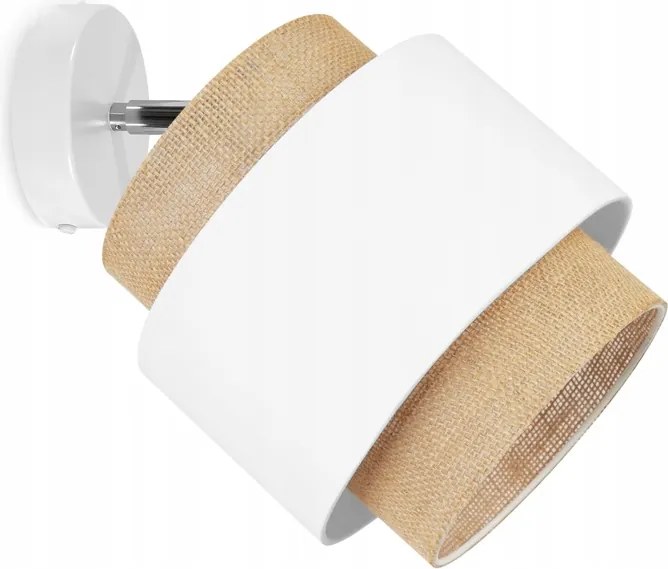 Skandináv fehér Boho állítható fényszóró lámpa