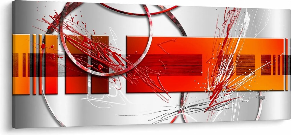 Absztrakt kép (120x50 cm)