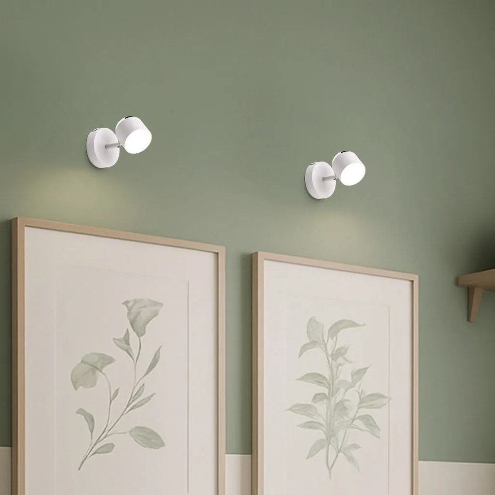 RENDL NOVA I fali lámpa fehér króm/opálakril 230V LED 4.2W 3000K
