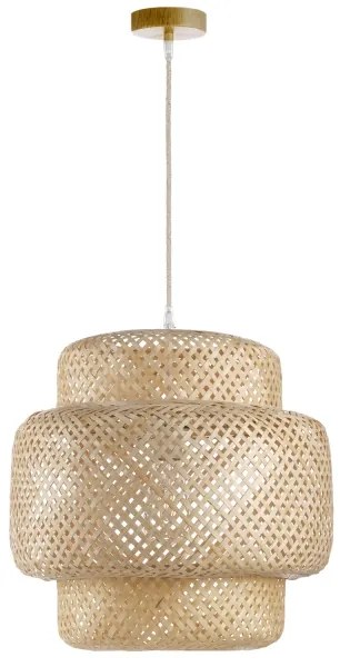 ONLI - Csillár zsinóron BAMBOO 1xE27/22W/230V bambusz