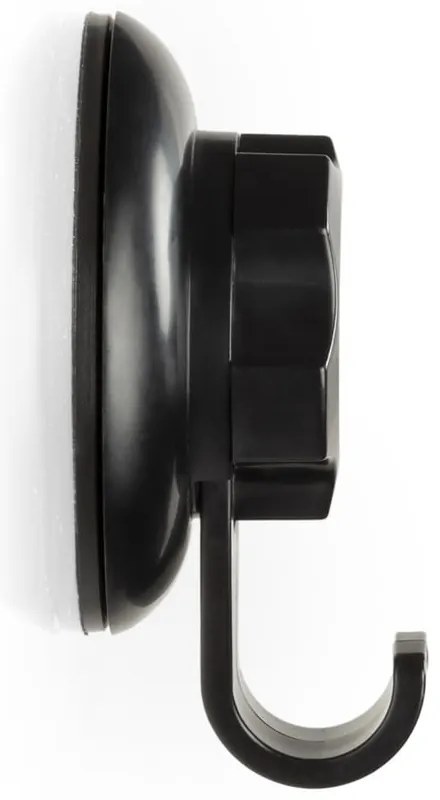 Bestlock Black Single Hook fekete öntapadós fali akasztó - Compactor