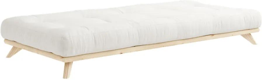 Senza Natural egyszemélyes ágy fenyőfából, 90 x 200 cm - Karup Design