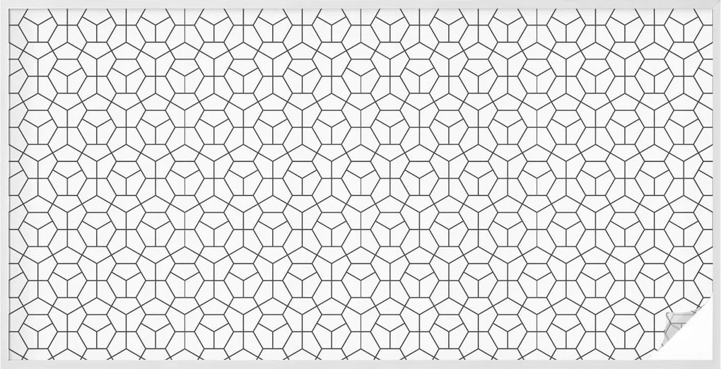 Ablakfólia Öntapadós Adatvédelem Geometrikus kockák 200x100