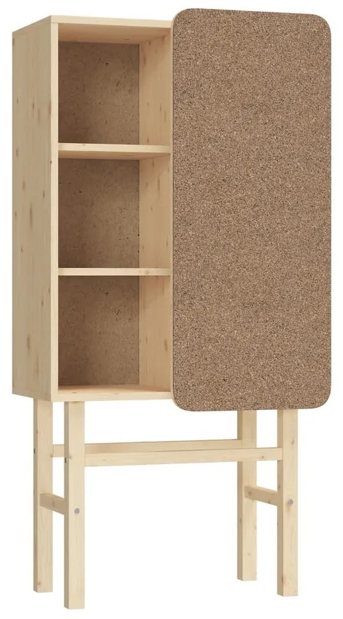 Slide borovi fenyő könyvespolc, 70 x 142 cm - Karup Design