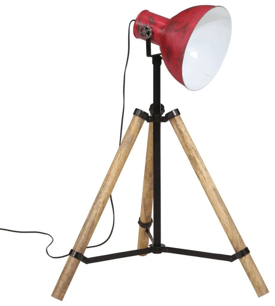 kopott piros fali lámpa 25 W 75x75x90-150 cm E27