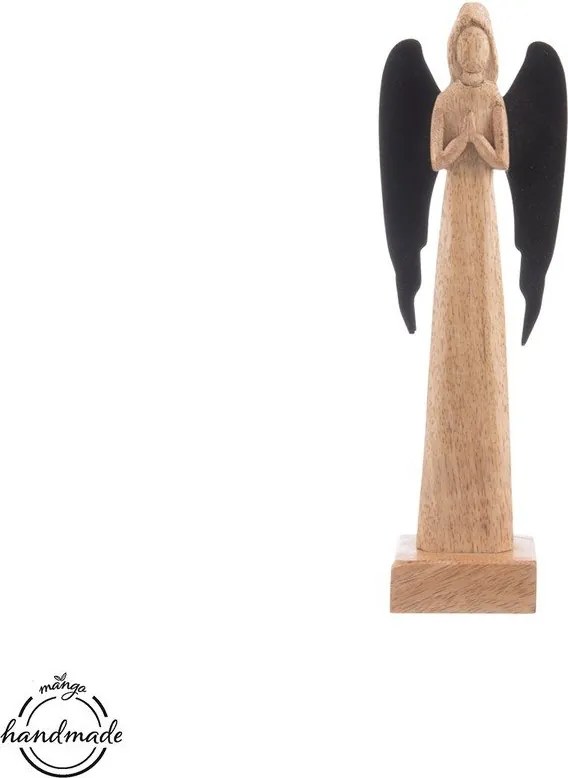 Fa szobor (magasság 27 cm) Angel – Orion