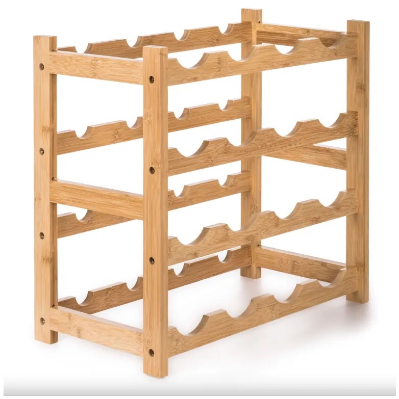 G21 Bambusz borosállvány, 16 palackos