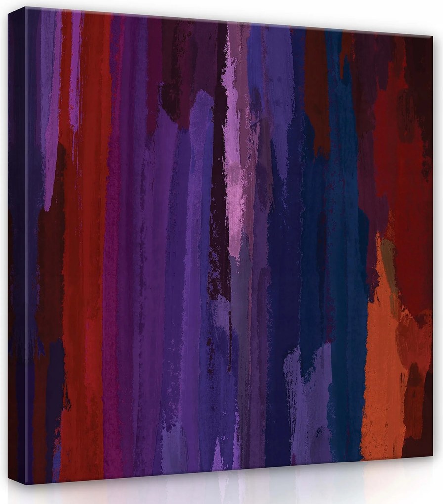 Vászonkép 40x40 Absztrakt szín textúra intenzitás mélység érzelmek dinamika