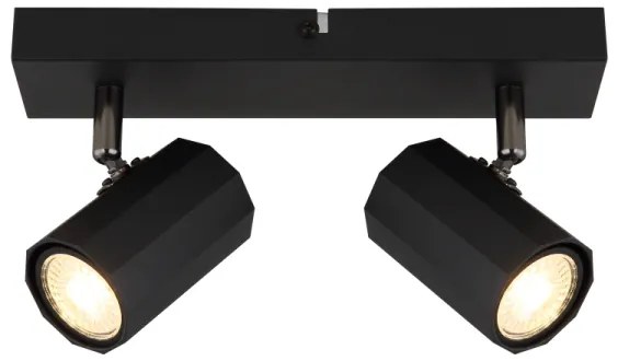 Globo 57918-2B - Spotlámpa JAMES 2xGU10/25W/230V fekete