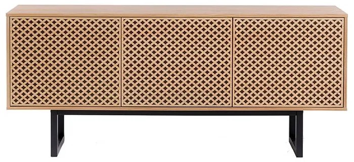 Camden Diamond komód tölgy dekorral, 175 x 75 cm - Woodman