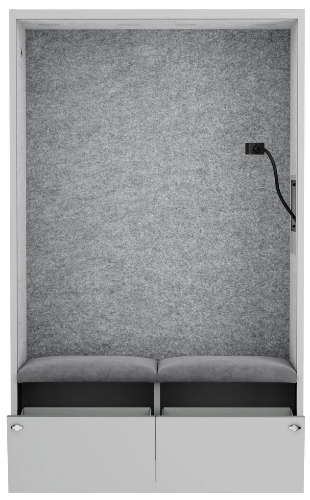 Sally korpus szary - siedzisko szary 1150 mm