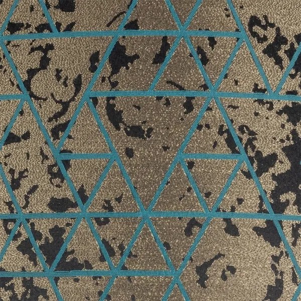 Csillár zsinóron REZO 3xE27/60W/230V arany/türkiz