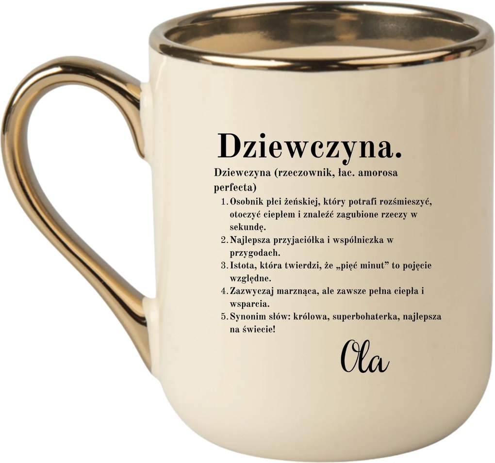 Bögre Elegáns Bézs Arany Rant Vicces Ajándék Lány