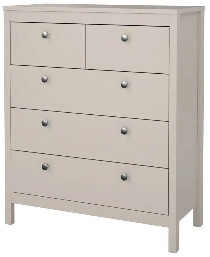 Szürkésbézs komód 82x99x38 cm Madrid – Tvilum