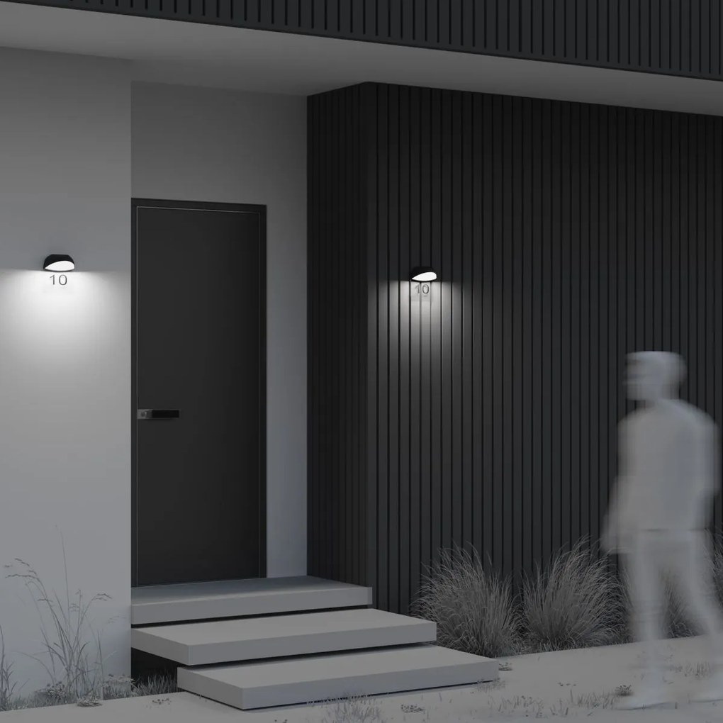 Maytoni modern kültéri fali lámpa gloss grafit myo447wl-l7gf3k IP65