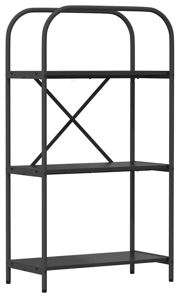 Könyvespolc Musta tammi 60 x 30 x 109 cm Faanyag