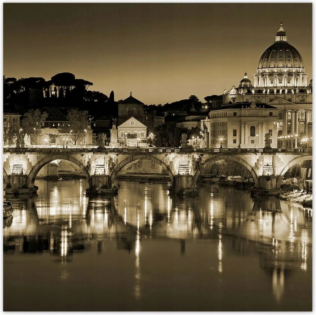 Poszterek 100x100 Róma Vatikán panoráma