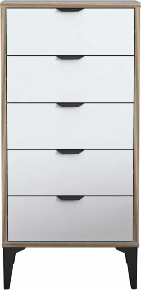 Arden komód, fehér, 50 cm