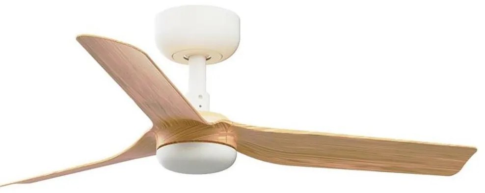 FARO 33821WT - Mennyezeti ventilátor MINI PUNT S barna/fehér átm. 90 cm WT + távirányító