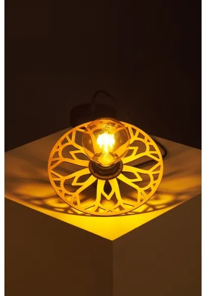 Csillár zsinóron FALCO 1xE27/60W/230V átm. 20 cm bézs