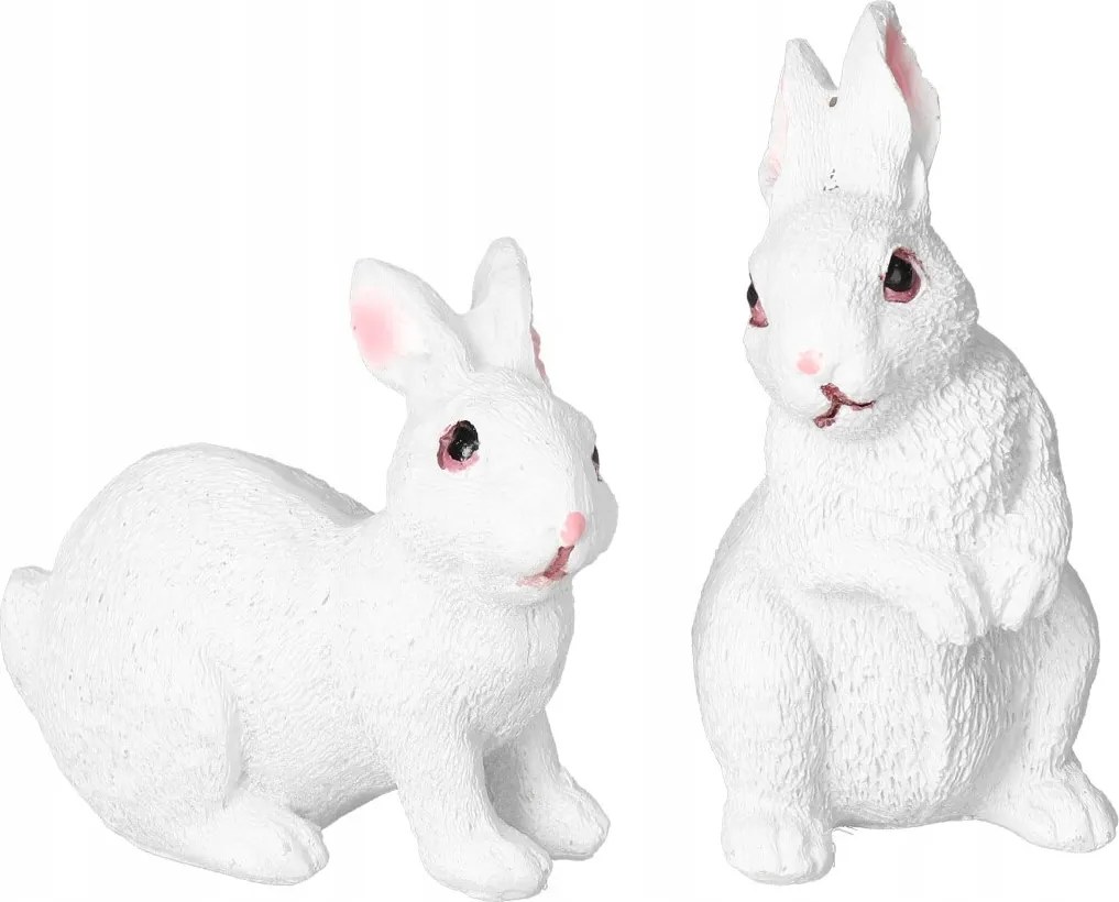 Nyuszi Figura Nád Gömbök 2DB