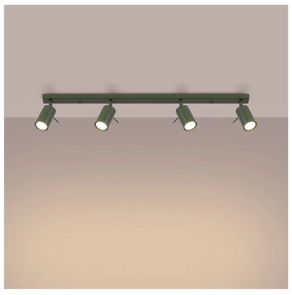 Zöld spotlámpa 6x81 cm Etna – Sollux